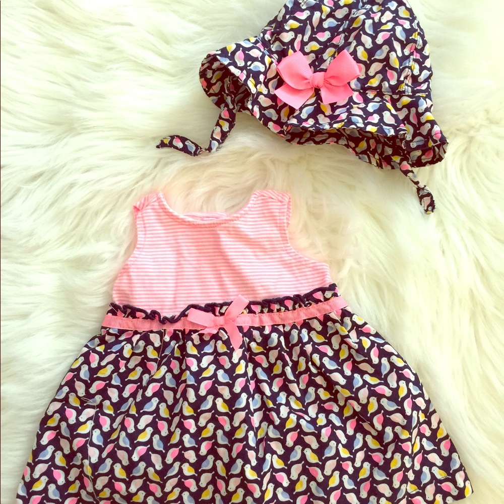 2 peace Baby  summer print dress